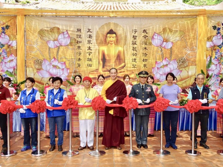 究給法王臺灣法脈傳承人「龍德上師」弘揚佛法　鄭德美上將與書畫名家黃登貴全力支持