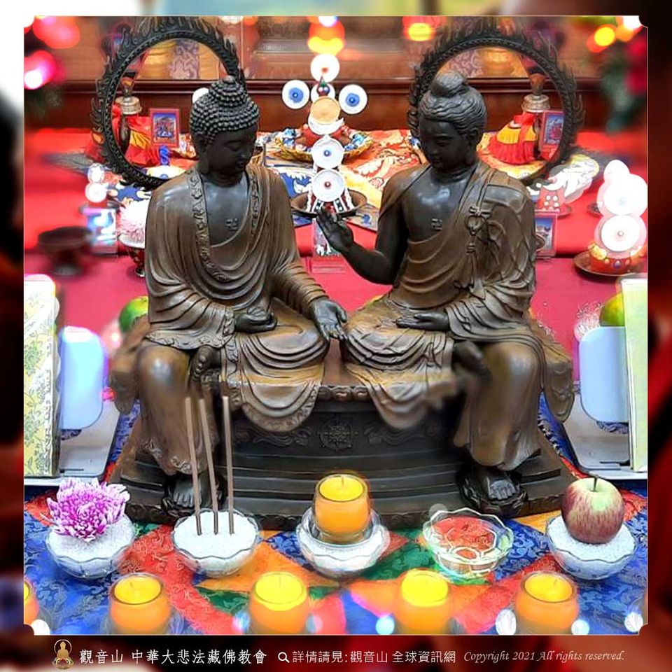 雙佛併座像本師釋迦摩尼佛與多寶佛